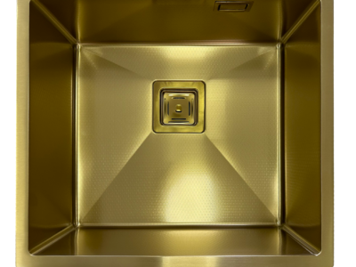 Нерж. мийка Quadro 49 Celldecor Nano Gold
