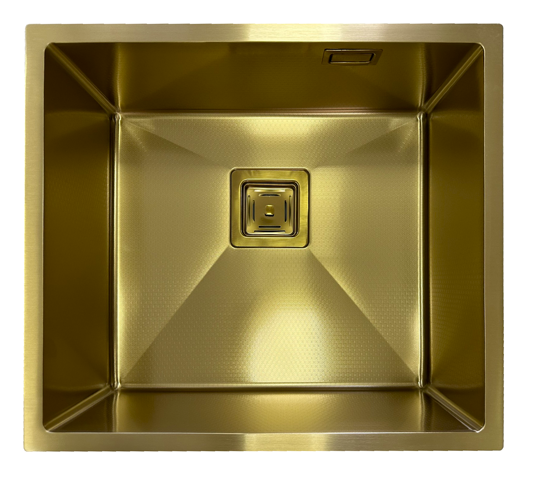 Нерж. мийка Quadro 49 Celldecor Nano Gold